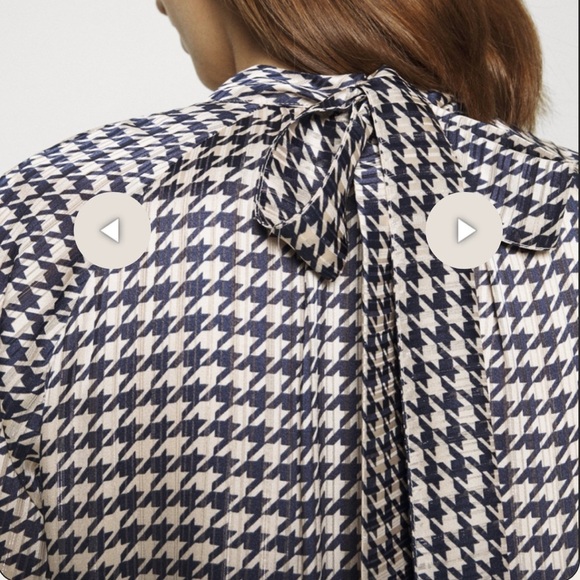 Birgitte Herskind Houndstooth Longsleeve Midi Dress - Picture 3 of 11